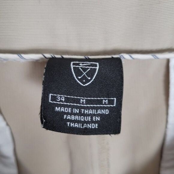 Nike Golf Khaki Beige Athletic Casual Chino Shorts Size M - Picture 6 of 7